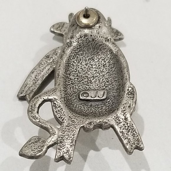 Jonette Jewelry Company - Pewter single stud earring - 2 piece dangling cow - Picture 2 of 13